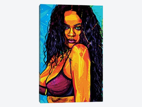 Rihanna Fenty Canvas Art Print By Armand Mehidri ICanvas