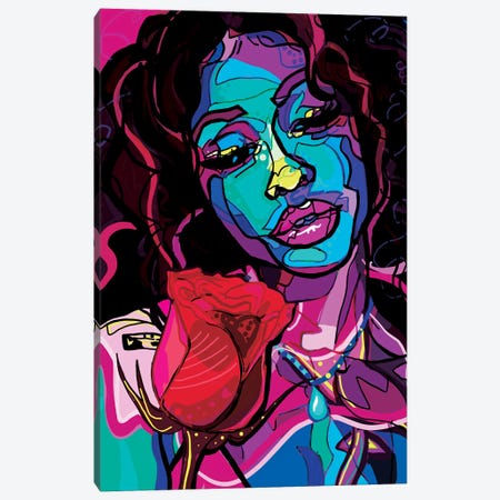 SZA Canvas Print #SSD14} by Only Steph Creations Canvas Wall Art