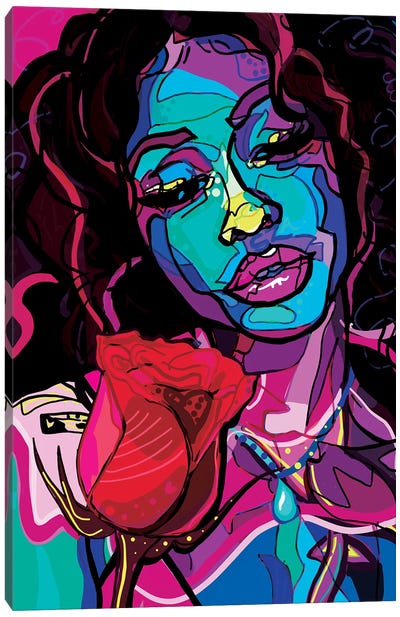 SZA Canvas Art Print - R&B & Soul Music Art