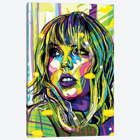 Taylor Swift Canvas Print #SSD15} by Only Steph Creations Canvas Art