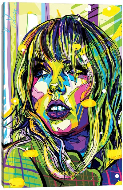 Taylor Swift Canvas Art Print - Rock-n-Roll Art