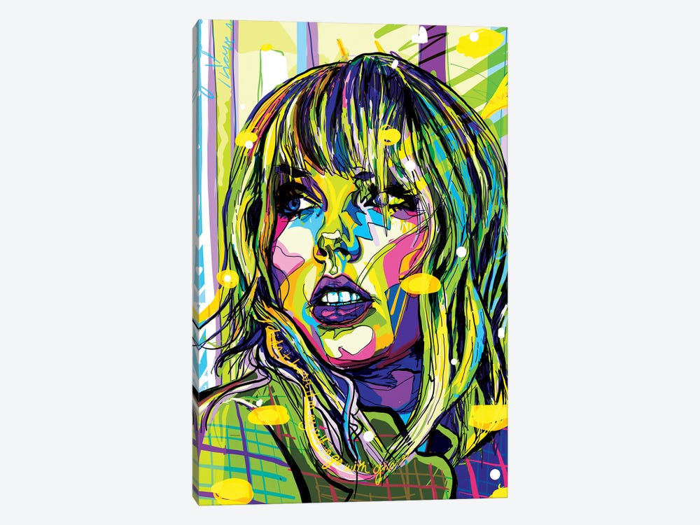 Taylor Swift by Only Steph Creations 1-piece Canvas Print