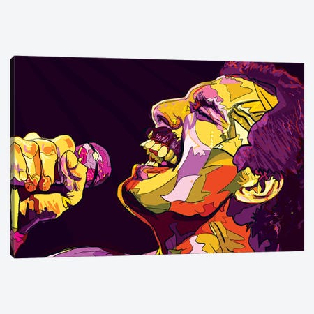 Freddie Mercury Canvas Print #SSD24} by Only Steph Creations Canvas Print