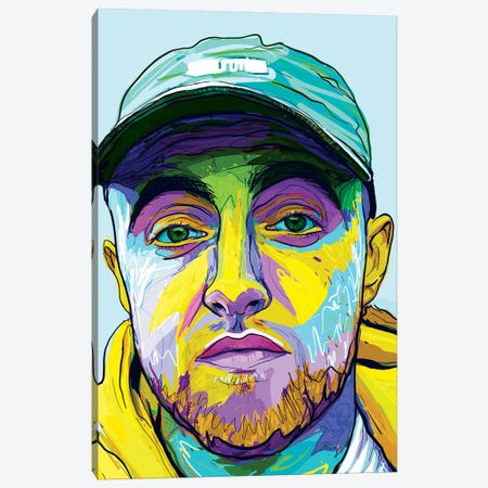 Mac Miller Canvas Print #SSD25} by Only Steph Creations Canvas Print