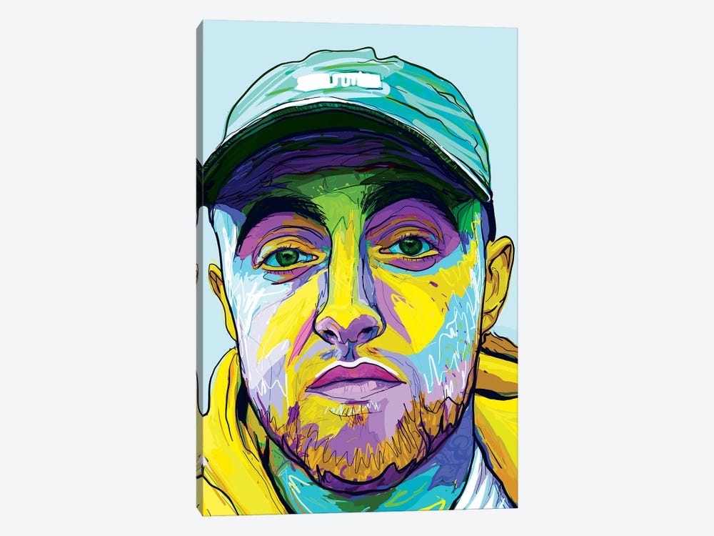 Mac Miller by Only Steph Creations 1-piece Canvas Wall Art