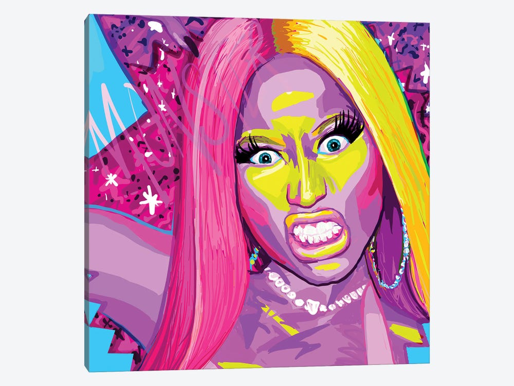 Nicki Minaj 2023 by Only Steph Creations 1-piece Canvas Wall Art