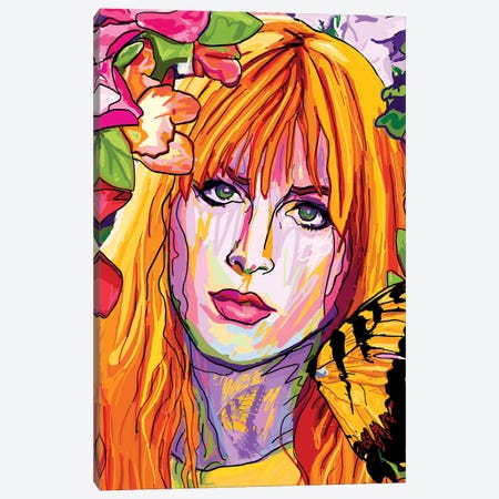 Hayley Williams (Paramore) Canvas Print #SSD32} by Only Steph Creations Canvas Print