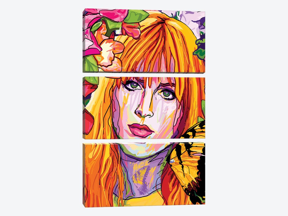 Hayley Williams (Paramore) by Only Steph Creations 3-piece Canvas Artwork