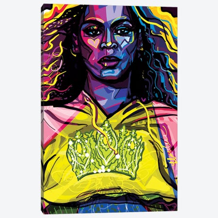Beyoncé Canvas Print #SSD3} by Only Steph Creations Art Print