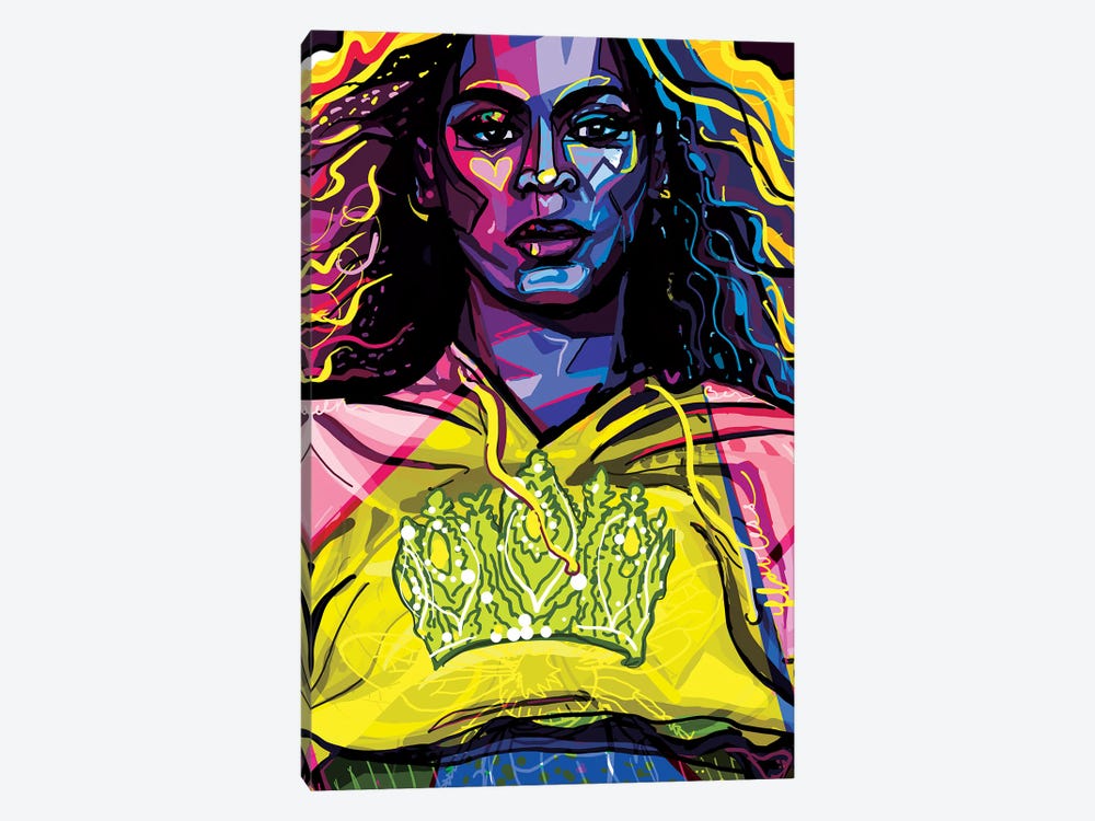Beyoncé by Only Steph Creations 1-piece Canvas Print