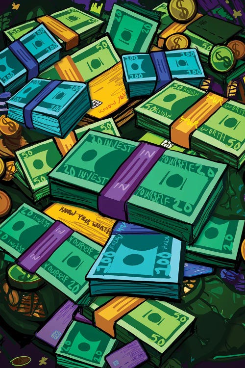 Money by Only Steph Creations wall art