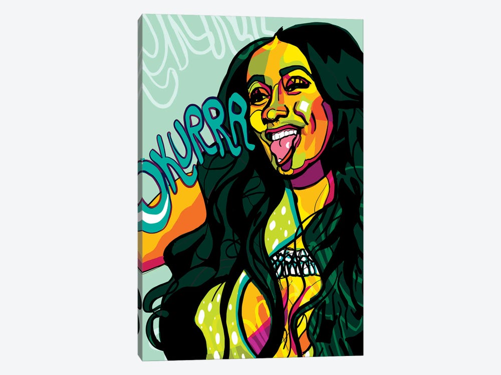 Cardi B by Only Steph Creations 1-piece Canvas Art Print