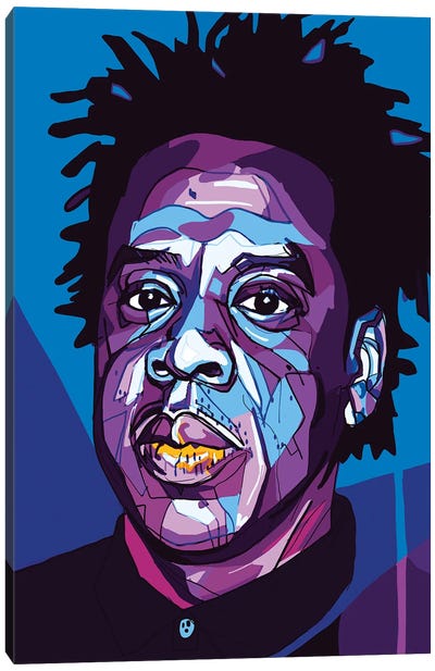 Jay-Z Canvas Art Print - Cosmic Pop Culture