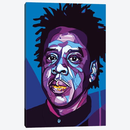 Jay-Z Canvas Print #SSD9} by Only Steph Creations Canvas Print