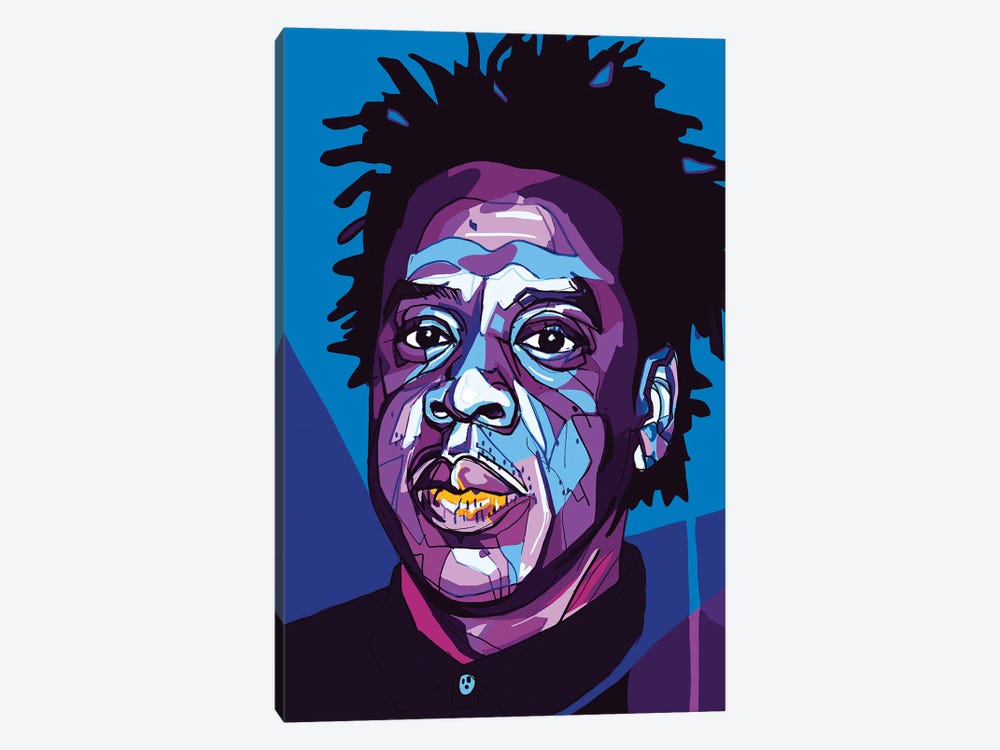 Jay-Z by Only Steph Creations 1-piece Canvas Art Print