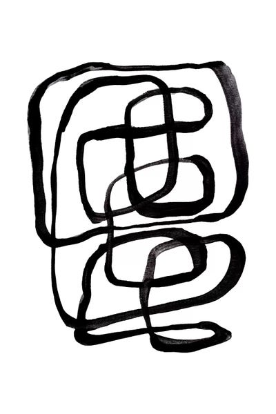 Black & White Minimalist Décor: Minimalist II by Sisi & Seb