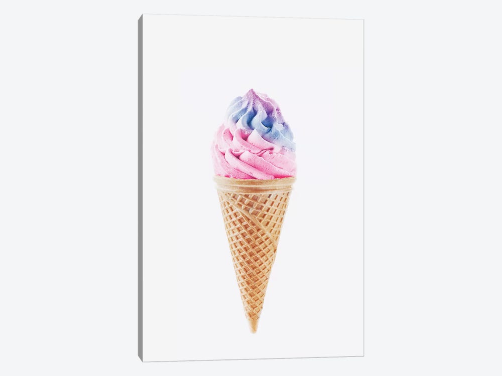 Pink Ice Cream by Sisi & Seb 1-piece Canvas Wall Art