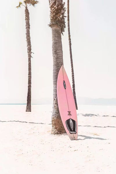 Surfing: Pink Surf Board by Sisi & Seb