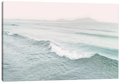 Sea Wave Canvas Art Print - Water Close-Up Art