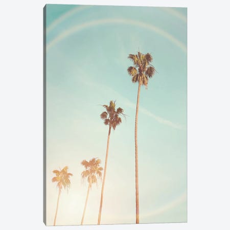 Sunny Palm Trees Canvas Print #SSE195} by Sisi & Seb Canvas Print