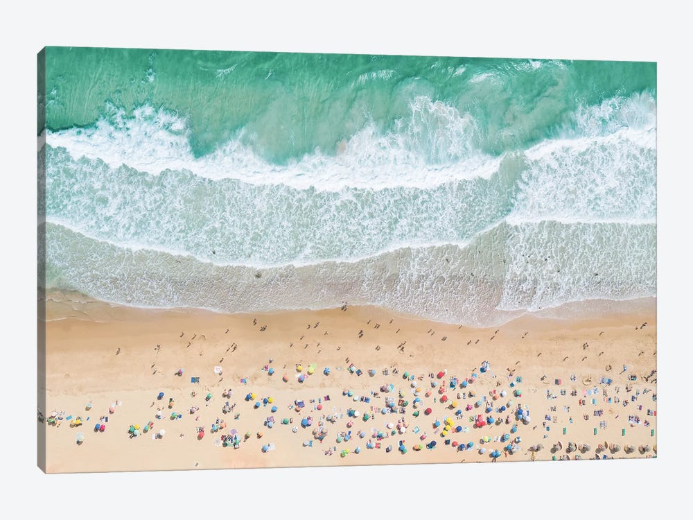 Aerial Summer Beach by Sisi & Seb 1-piece Art Print