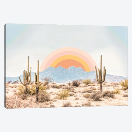 Arizona Sunrise Canvas Print #SSE246} by Sisi & Seb Canvas Art Print