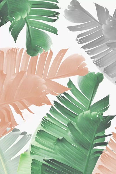 Banana Leaf Play by Sisi & Seb metal wall art