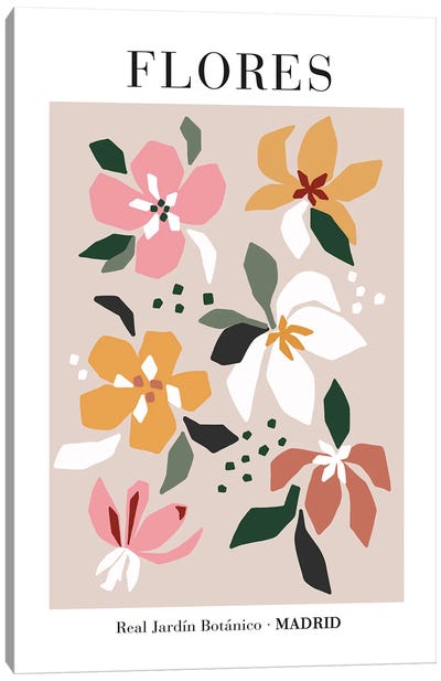 Flores Canvas Art Print - Sisi & Seb