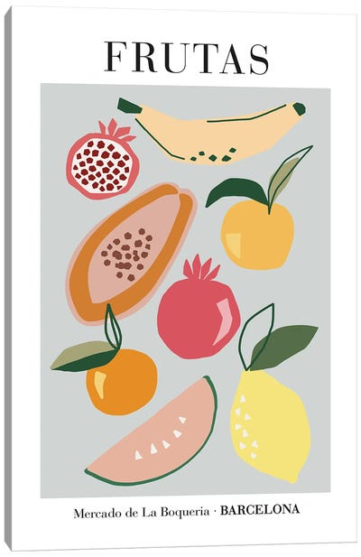 Frutas Canvas Art Print - Sisi & Seb