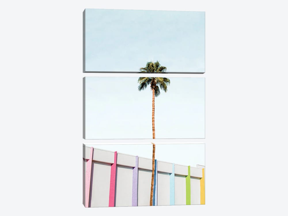 Colorful Palm Springs by Sisi & Seb 3-piece Canvas Wall Art