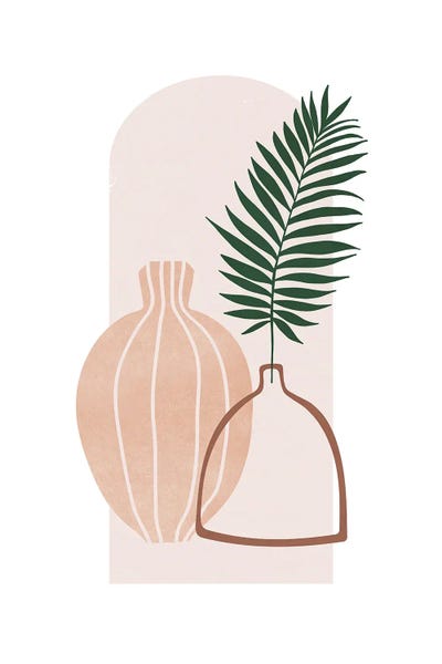 Arch And Vase by Sisi & Seb metal wall art