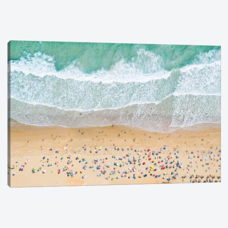 Summer Beach Canvas Print #SSE265} by Sisi & Seb Canvas Art Print