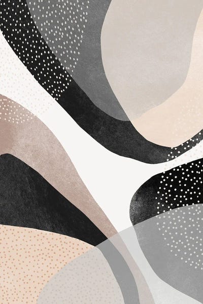 Abstract Glam I by Sisi & Seb metal wall art