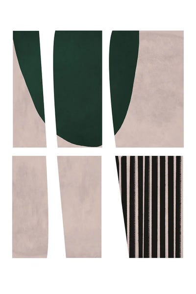 Abstract And Stripes I by Sisi & Seb art print