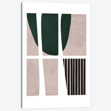 Abstract And Stripes I Canvas Print #SSE272} by Sisi & Seb Canvas Art Print