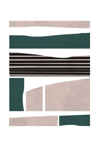 Japandi: Abstract And Stripes II by Sisi & Seb