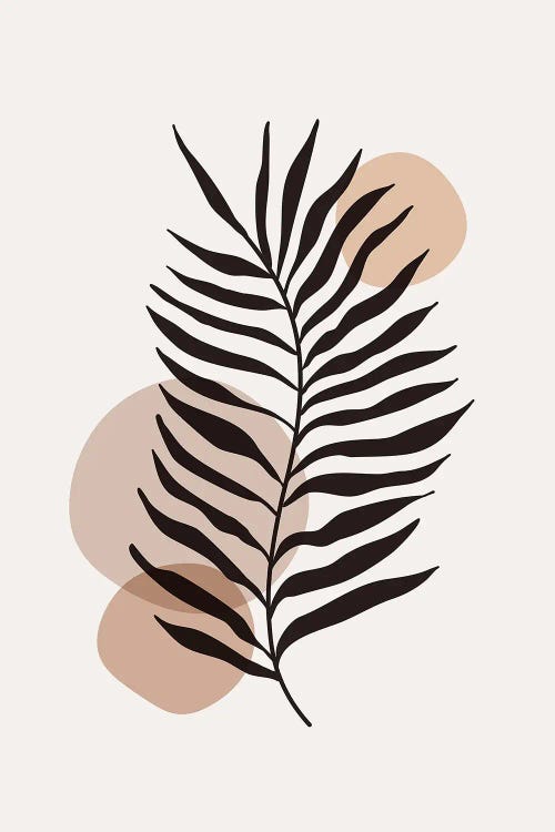 Abstract Palm Leaf