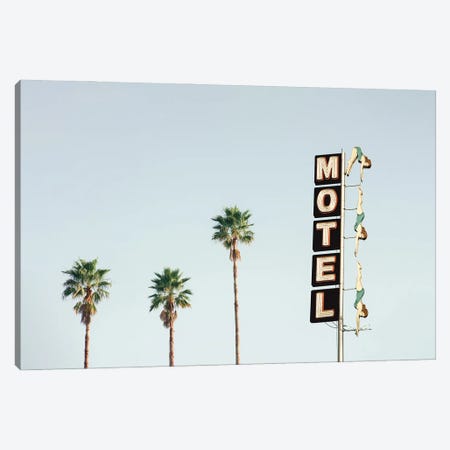 Diving Ladies Motel Canvas Print #SSE318} by Sisi & Seb Canvas Wall Art