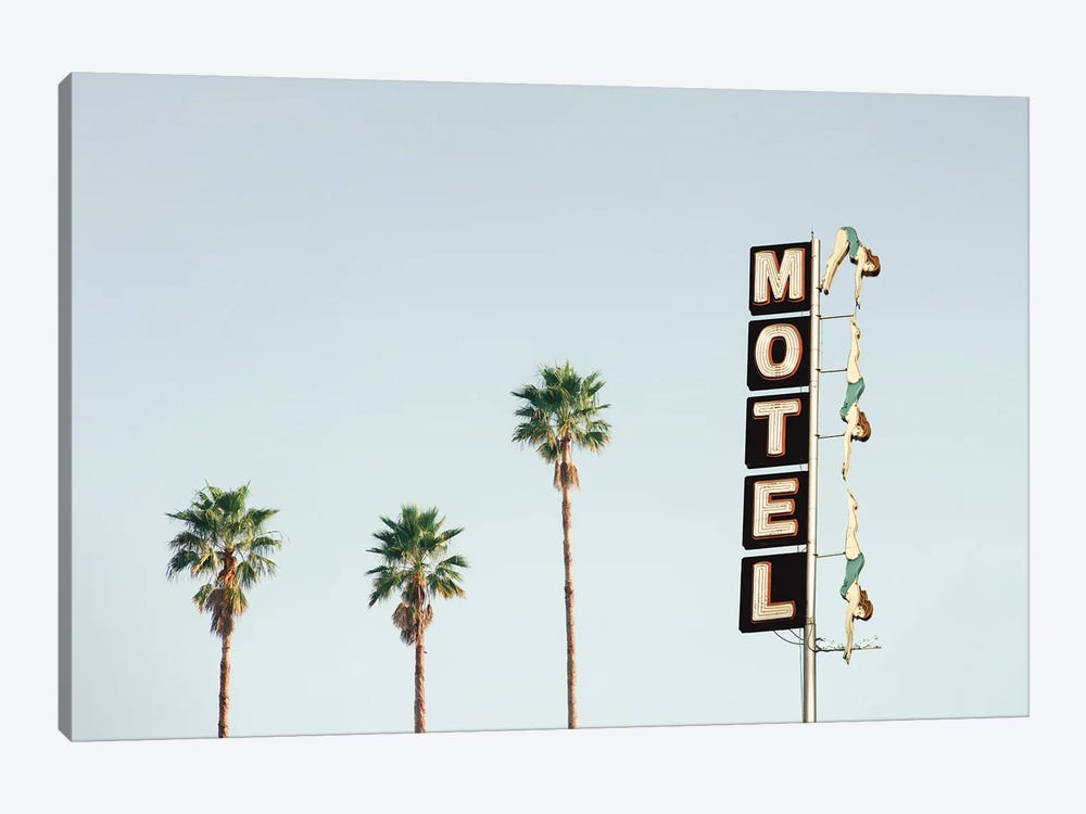 Diving Ladies Motel by Sisi & Seb 1-piece Canvas Wall Art