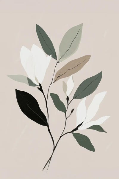 Magnolia I by Sisi & Seb metal wall art