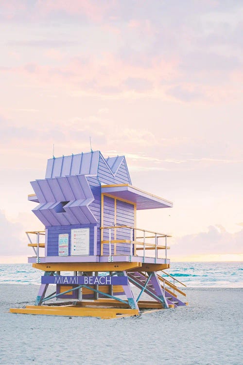 Purple Hut by Sisi & Seb wall art