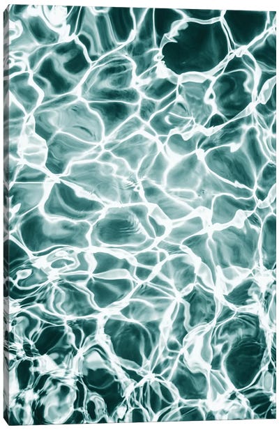 Aqua Canvas Art Print - Water Art