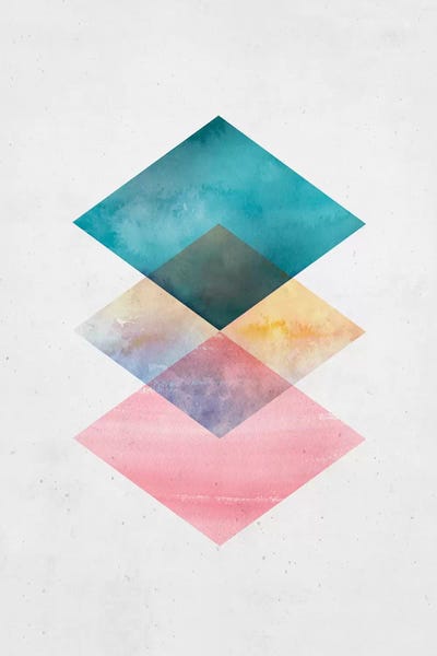 Floating Geo by Sisi & Seb metal wall art