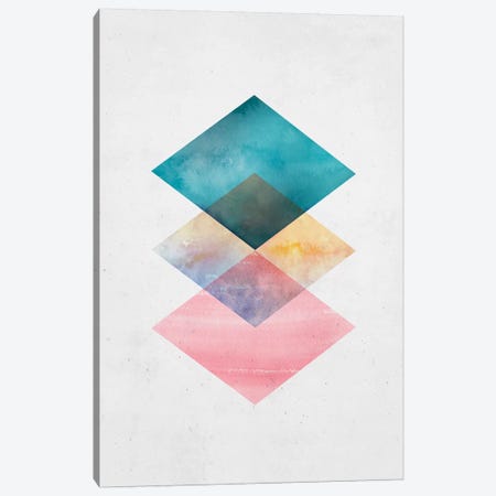 Floating Geo Canvas Print #SSE72} by Sisi & Seb Canvas Art