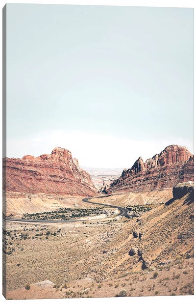 Arizona Road Canvas Art Print - Desert Landscape Photography