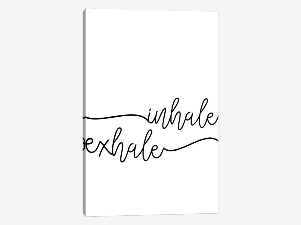 Inhale x Exhale 1-piece Canvas Art