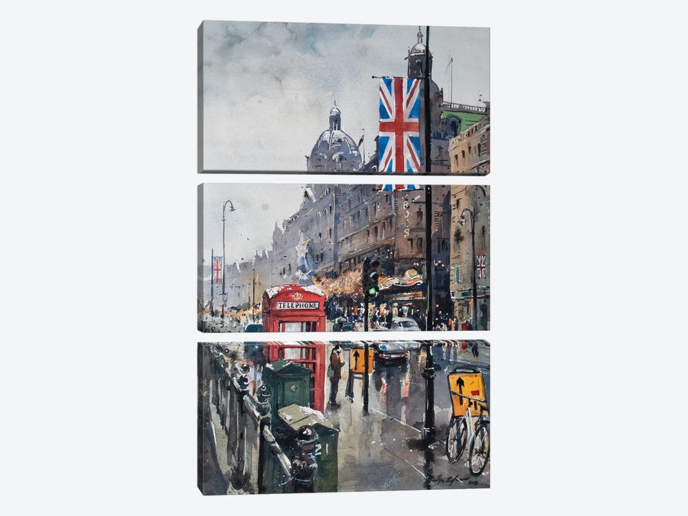 London Calling by Svetlin Sofroniev 3-piece Canvas Art