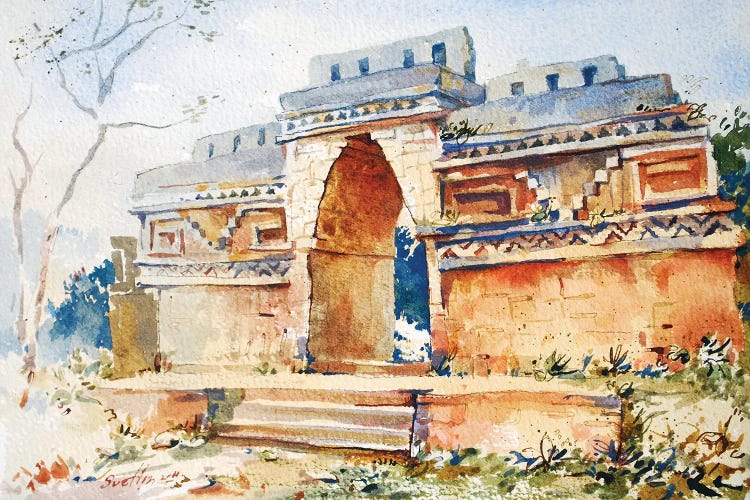 Mayan Temple by Svetlin Sofroniev wall art