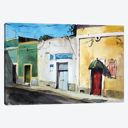 Mexican Doors Canvas Print #SSF20} by Svetlin Sofroniev Canvas Art