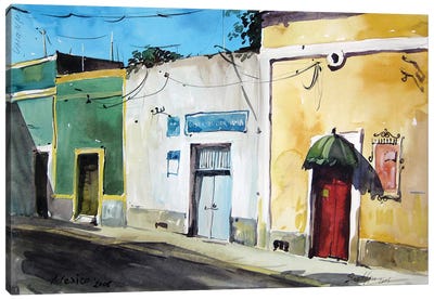 Mexican Doors Canvas Art Print - Svetlin Sofroniev